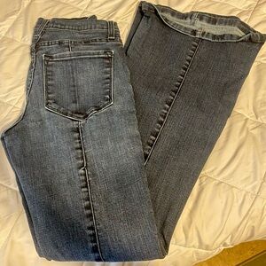 Dark wash denim jeans